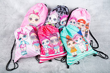 Мішок для взуття з принтом "Куколки"