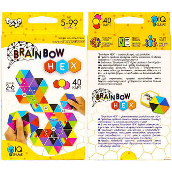 Настільна гра "Brainbow HEX" укр/рус G-BRH-01-01/ДТ-МН-14-62