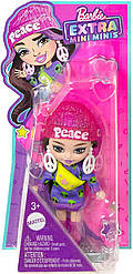 Barbie Кукла Extra Minis Brunette with Alien Sweater Dress HLN46