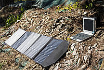 Сонячна зарядка UA-100PM 100Вт для ноутбуку рації рацій, фото 2