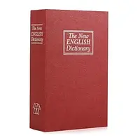 Сейф-книга "ENGLISH Dictionary" большая на замке с ключом Красная