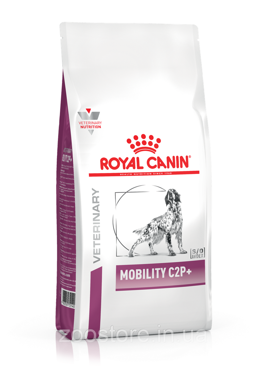 Корм сухий Royal Canin для собак при захворюваннях опорно-рухового апарату Mobility C2P+ Canine 2 кg