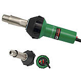 Зварювальний фен Profter 1.6 кВт в наборі апарат для зварювання ПВХ банера, тентів, пластику, лінолеуму, фото 3