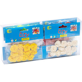 Набір декоративних Трояндочка 2,5 см в пачці по 12 штук 312-27 в упаковці 12 шт