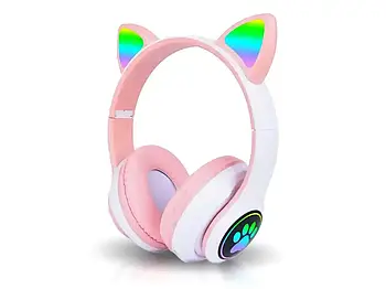 Бездротові навушники LED з котячими вушками Bluetooth STN-28