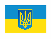Шеврон флаг и тризуб Украины Шевроны на заказ Шеврон на липучке ВСУ (AN-12-225-6)