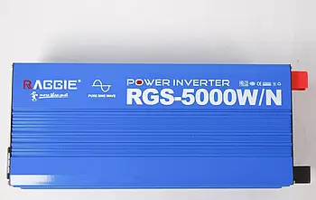 Перетворювач напруги RAGGIE з ЧИСТОЮ СИНУСОЇДОЮ 48V-220V 5000W