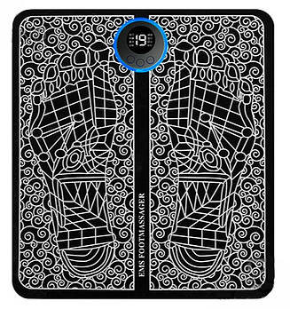 Міостимулятор для ніг EMS FOOT MASSAGER, масажер для ніг і ступнів, що відновлює кровообіг