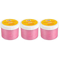 Краска для рисования пальцами перламутровая по 60 мл Розовая Малыша Гамма в упаковке 3 шт