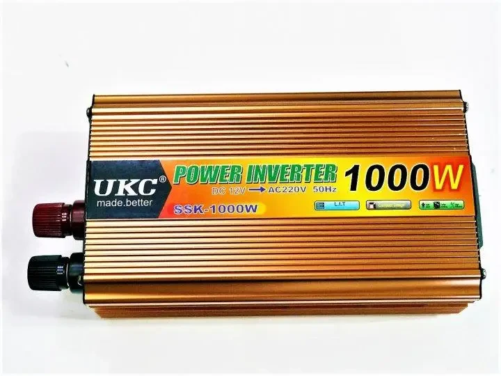 Перетворювач інвертер AC/DC 1000Вт 12В UKC SSK-1000W
