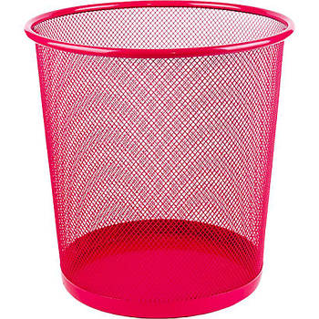 Металевий сітчастий кошик для паперу сміття в офіс різнокольорові 5002 26*22*28см