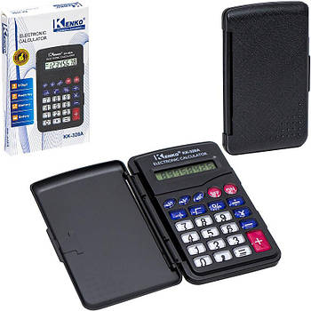 Калькулятор КК-328 10х6х1 см в упаковці 4 шт