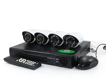 Відеореєстратор DVR 4 камери 0,3 Мп AHD 6145AHD-P4