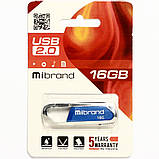 Flash Mibrand USB 2.0 Aligator 16Gb Blue, фото 2