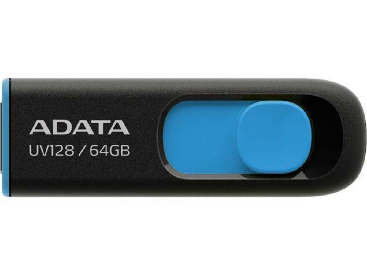 Flash A-DATA USB 3.2 UV 128 64Gb Black/Blue