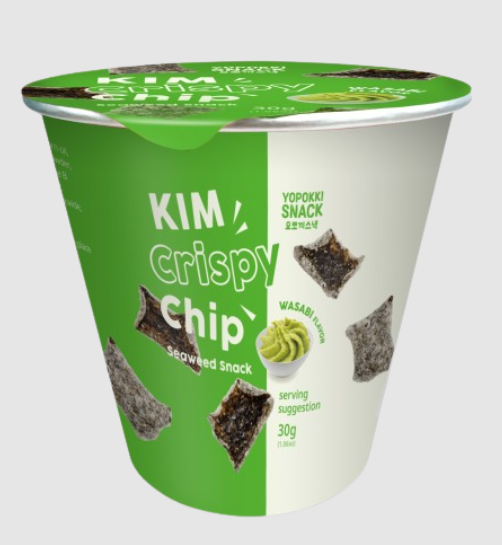 Корейський кімнорі снек зі смаком васабі Yopokki, 30 г. Знижка 40%. (Термін до 16.03.24)