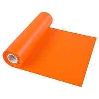 Лента эластичная Let's Go для фитнеса оранжевая, TPE, 2,5м*150*0,35мм