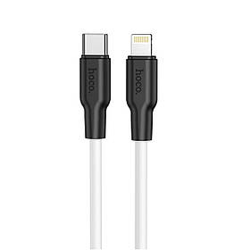 Кабель HOCO X21 Plus Type-C to iP 3A, 20W, 1m, black and white ly