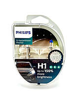 Автолампи Philips H1 X-tremeVision Pro150 + 150% 12V 2 шт. (12258XVPS2)