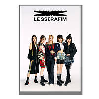 Постер плакат Ле Серафим LE SSERAFIM 42х29 см А3 (poster_0751)