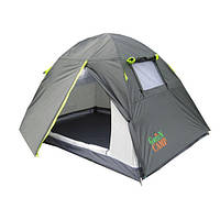 Палатка 2-х местная серая Green Camp GC1001А