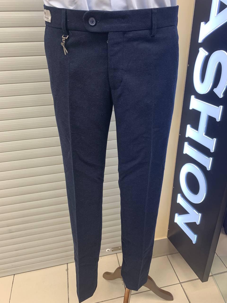 Штани чоловічі slim fit West-Fashion модель А-131 сині