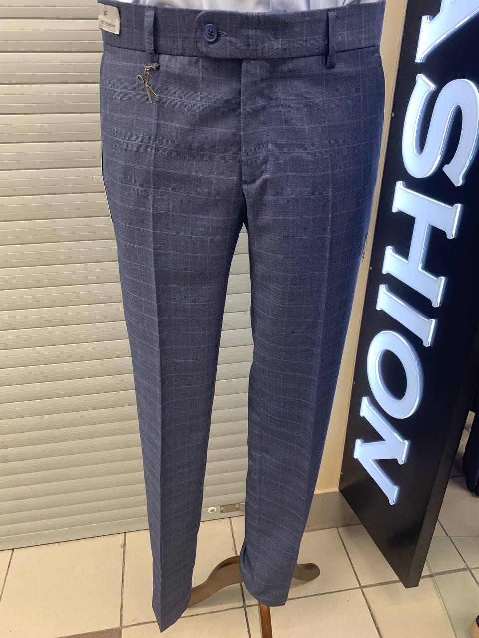 Штани чоловічі Slim fit West-fashion модель А 785 сірі