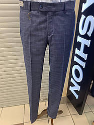 Штани чоловічі Slim fit  West-fashion модель А 785 сірі