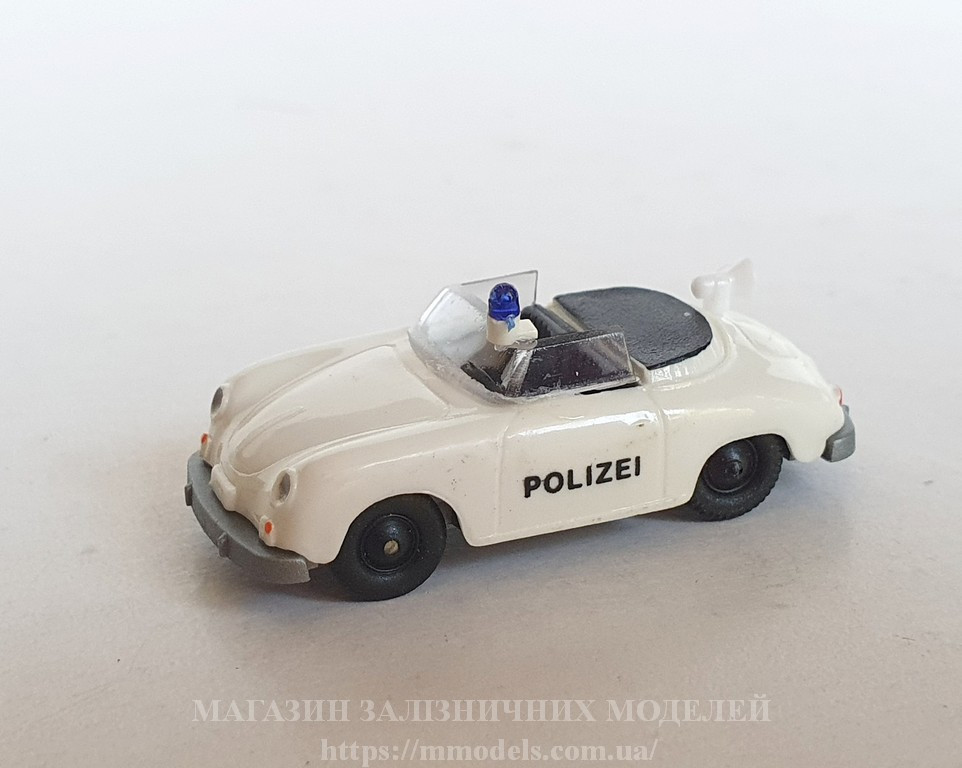 Модель легкового автомобиля Porsche Polizei Cabrio, масштаба 1/87, H0 / I.M.U