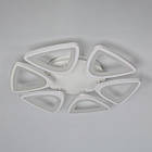 Світлодіодна люстра 120 Вт колір каркасу білий з пультом і мобільним додатком ESL-21151, фото 4