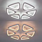 Світлодіодна люстра 120 Вт колір каркасу білий з пультом і мобільним додатком ESL-21151, фото 2