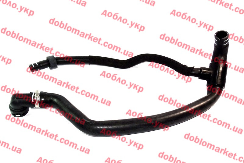 Патрубок охолоджуючої рідини нижній 1.3 MJTD 16v Doblo 2004-2011, Арт. 14972, 51748396, 51757915, LKS, фото 1