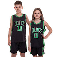Дитяча баскетбольна форма NBA Boston Celtics №11 Irving BA-0967-1 (зріст 120-165 см, чорна)