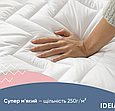 Наматрасник 90*200 см з бортами стьобаний на ліжко, наматрацник-чохол 90х200 борт на диван Україна, фото 7