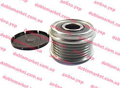 Шків генератора інерційний 1.3 MJTD 16v Doblo 2004-2016, Арт. 535006310, 77362717, INA