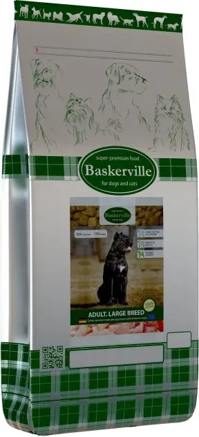 Сухий корм для собак великих порід Baskerville HF Grose Rassen свійський птах 20 кг