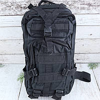 Штурмовой походный рюкзак Caldweell для мужчин черный (Настоящие ФОТО)