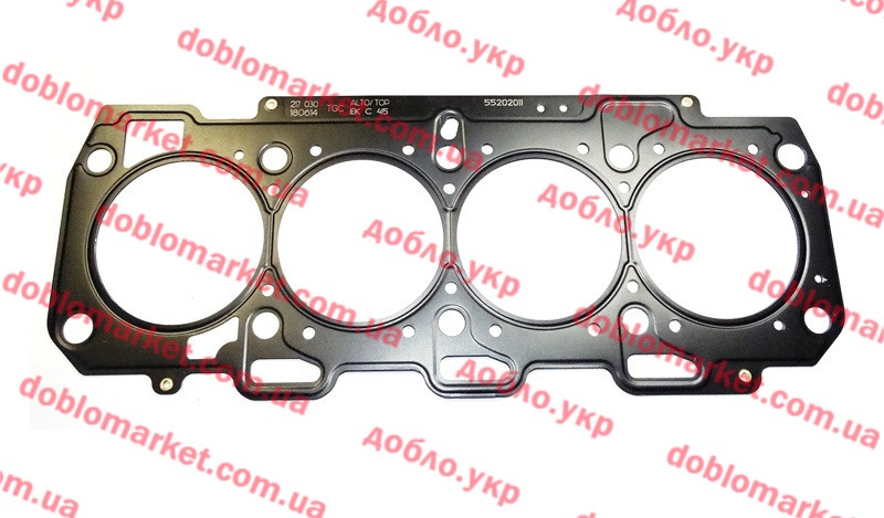 Прокладка головки блоку 1.9 JTD-1.9 MJTD 2PEM (1.02 mm) Doblo 2000-2016, Арт. 42427087, 55202011, OTO CONTA, фото 1