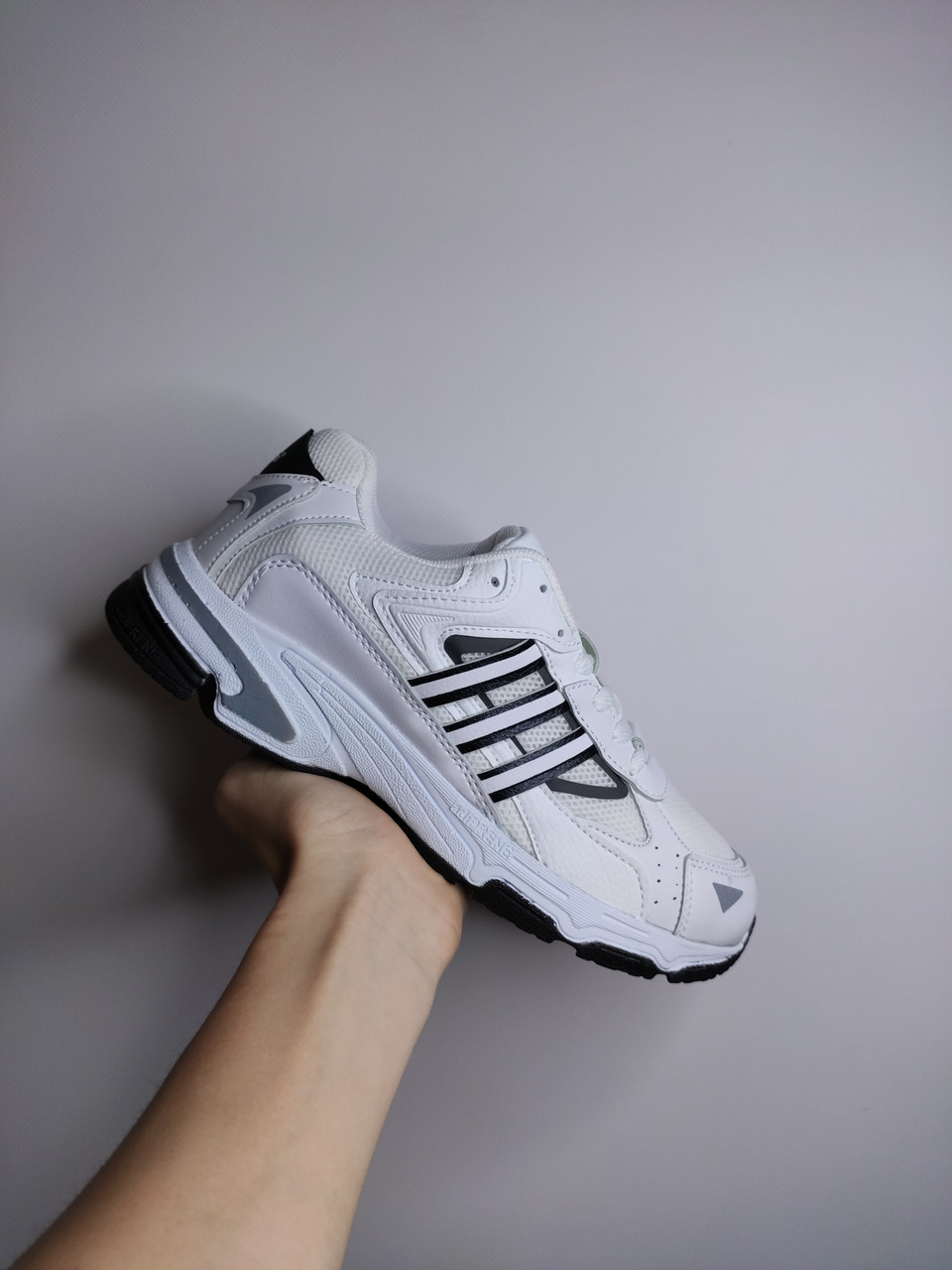 Кросівки Adidas EQT White-Black Stripe AdiPrene, фото 1