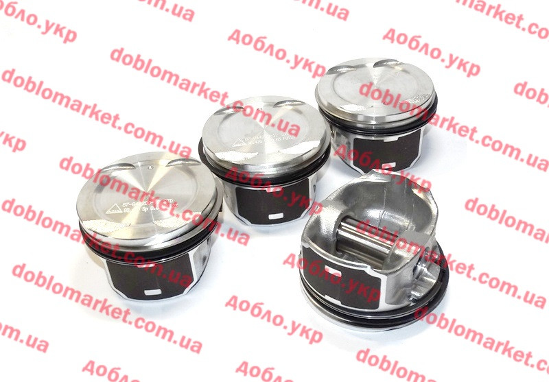 Поршні 1.6 i 16v STD 80.50 Doblo 2000-2016 (з кільцями), Арт. 8770705 STD, 71736285, 71736286, NURAL, фото 1