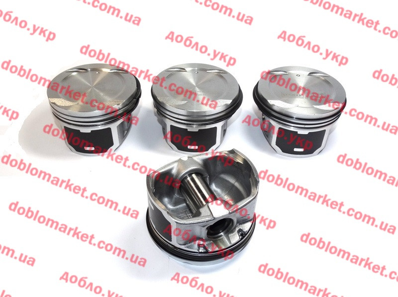 Поршні 1.6 i 16v 1РЕМ +0,40 80.50 Doblo 2000-2016 (з кільцями), Арт. 4267040, 71739119, YENMAK