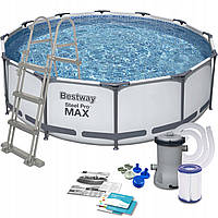 Каркасний садовий басейн 366 х 100 см набір 10в1 Bestway 56418