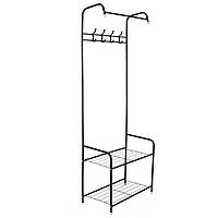 Напольная вешалка-стойка для одежды RIAS Corridor Rack 170x60x35см Black (3_02745)