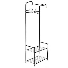 Підлогова вішалка-стійка для одягу RIAS Corridor Rack 170x60x35см Black (3_02745)