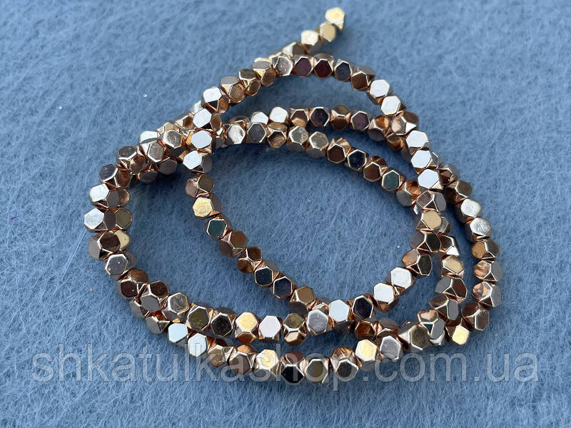 Гематит натуральний, 3мм гладкий, фото 1