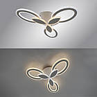 Світлодіодна люстра 60 Вт колір каркасу білий з пультом і мобільним додатком ESL-21137, фото 5