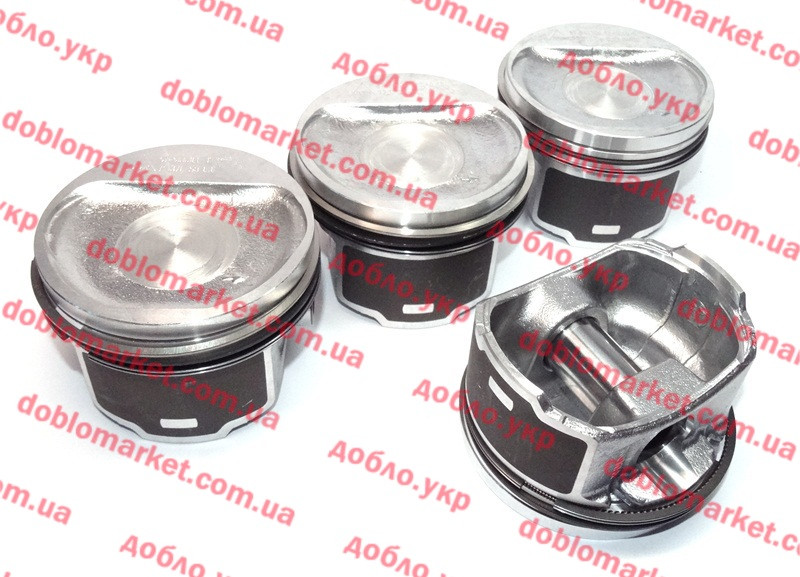 Поршні 1.4 i 8v 1РЕМ 72.40+0.40 Doblo 2005-2016 (з кільцями), Арт. 8770697040, 55204026, NURAL, фото 1