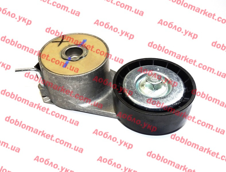 Ролик з натяжним механізмом ременя генератора 1.4 i 8v Doblo 2005-2011, Doblo 2009-, Арт. APV1079, 55195023,