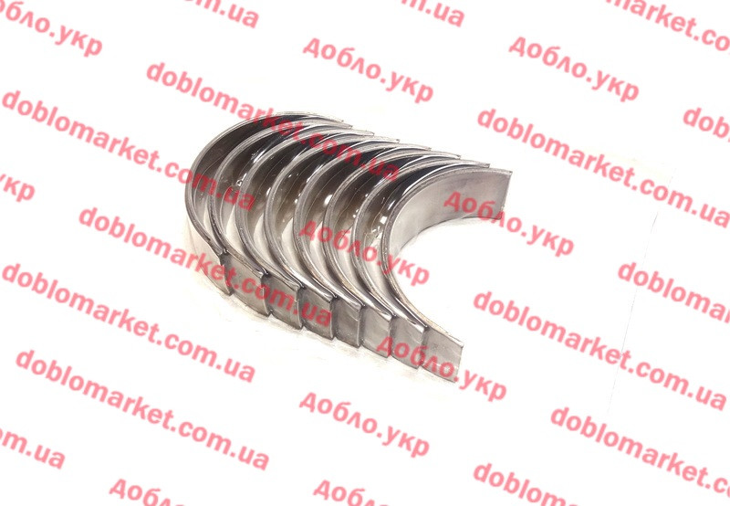 Вкладиші шатунні 1.9 d, 1,9 jtd, 1,9 mjtd 1РЕМ +0.10 Doblo 2000-2012 , Арт. 61206010, 71752786S, 71752787S,