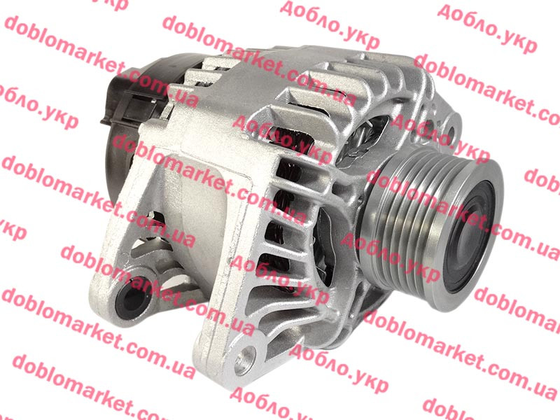 Генератор + шків 1.9 D-1.9 JTD-1.9 MJTD 90А Doblo 2000-2016, Арт. 51859052, 46774430, 71721136, 71794807,, фото 1